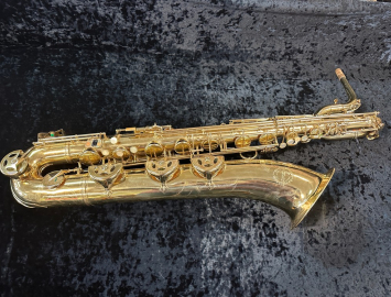 Ida Maria Grassi 'Professional 2000' Low A Baritone Saxophone in Lacquer, Serial #68065
